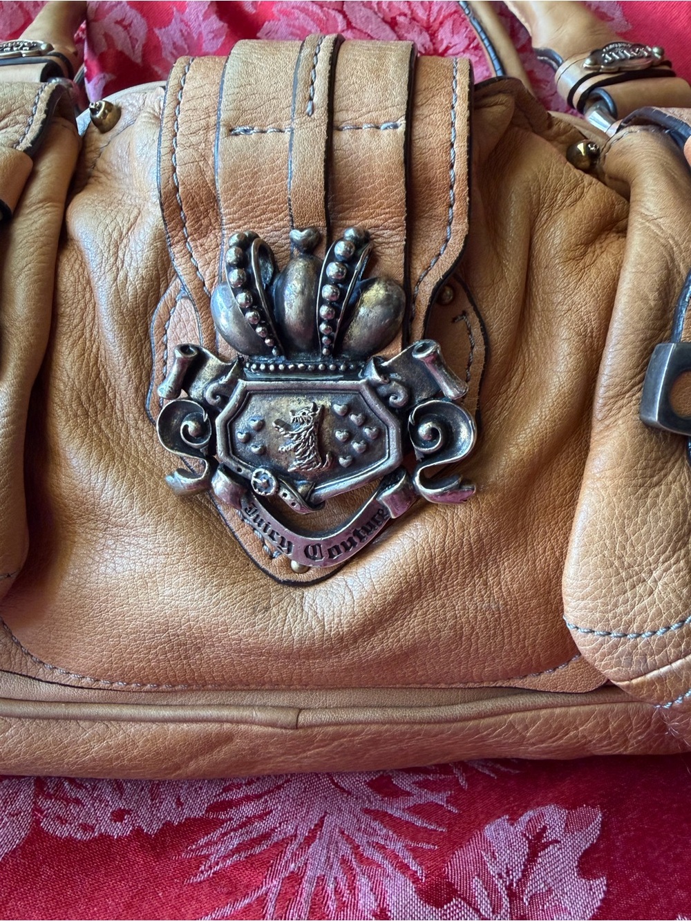 Vintage Leather Juicy Couture Purse - Picture 4 of 14